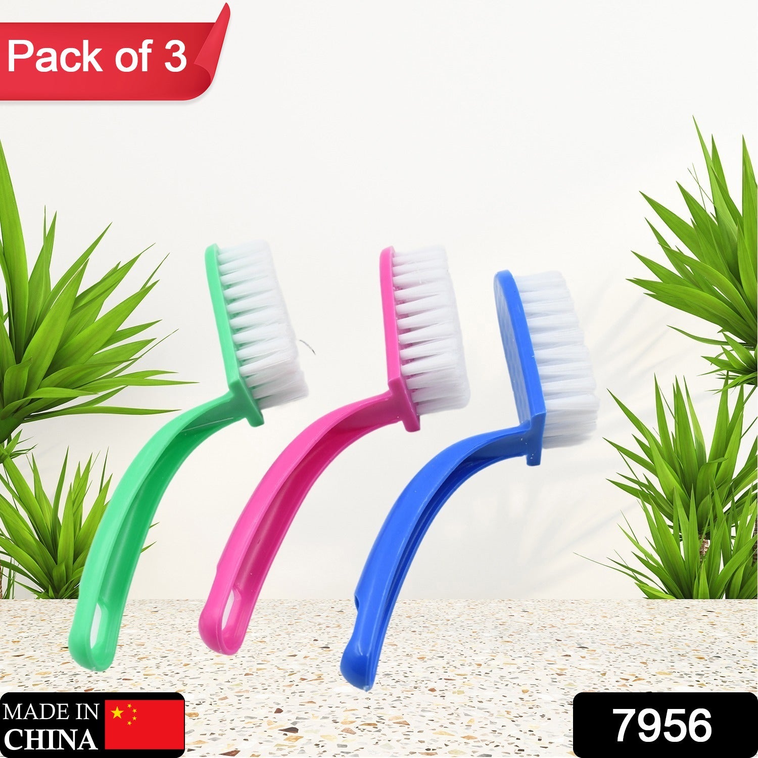 7956 Multi-Purpose Kitchen Cleaning Brushes - Fish Cleaning Vegetable Cleaning Tool Cleaner Utensils Fruit Cleaning 3 Piece 7956 Multi-Purpose Kitchen Cleaning Brushes - Fish Cleaning Vegetable Cleaning Tool Cleaner Utensils Fruit Cleaning 3 Piece